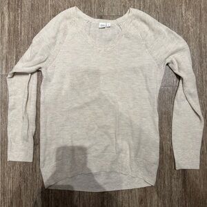 GAP Cream V-Neck Sweater